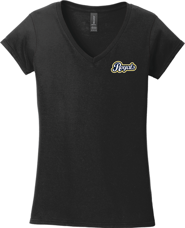 Royals Hockey Club Softstyle Ladies Fit V-Neck T-Shirt