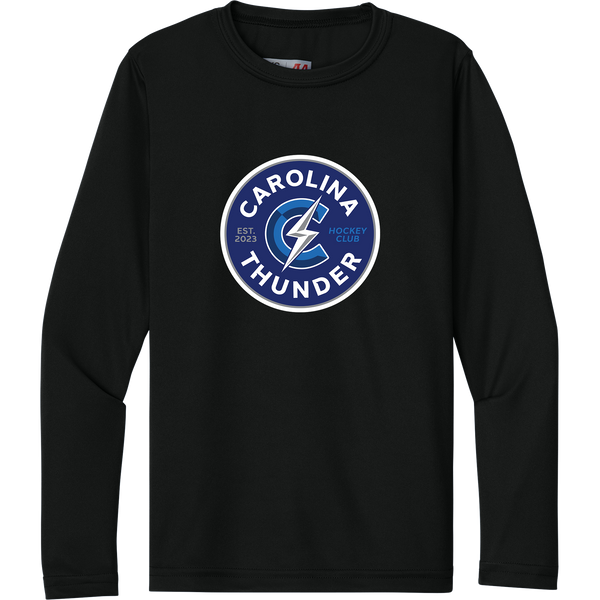 Carolina Thunder Youth Cooling Performance Long Sleeve Tee