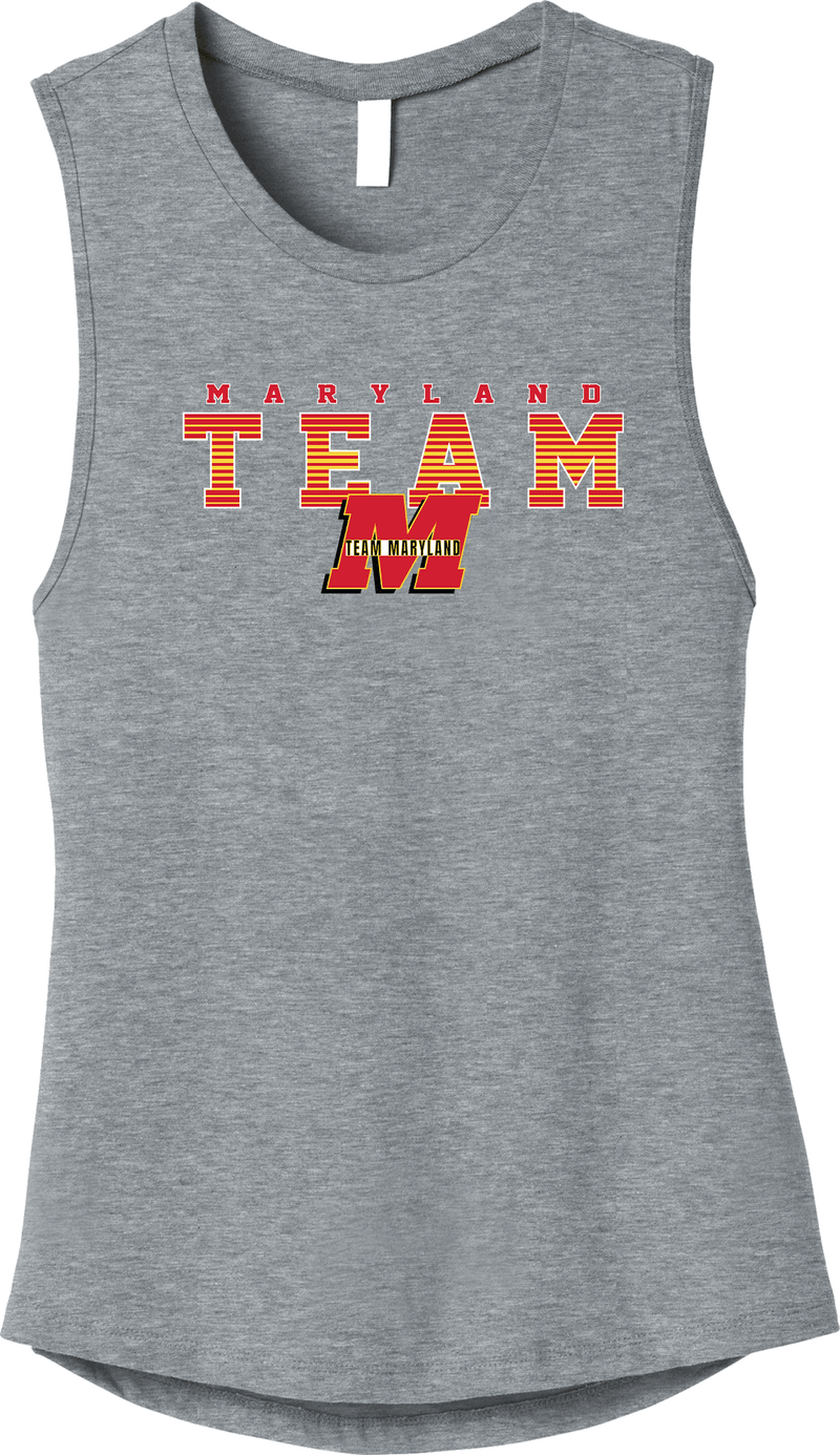 Team Maryland Womens Jersey Muscle Tank