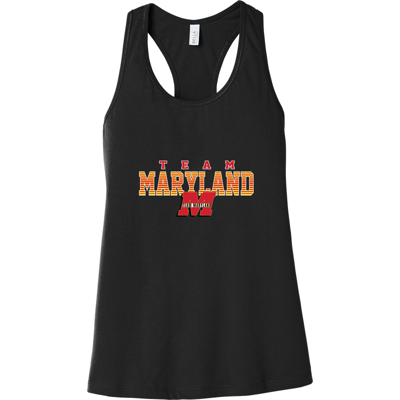Team Maryland Womens Jersey Racerback Tank