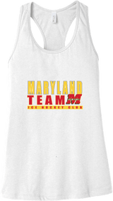 Team Maryland Womens Jersey Racerback Tank