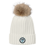 Carolina Premier Hockey Faux Fur Pom Beanie
