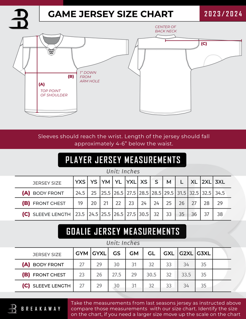 TEST CT ECHO Stars Youth Goalie Jersey