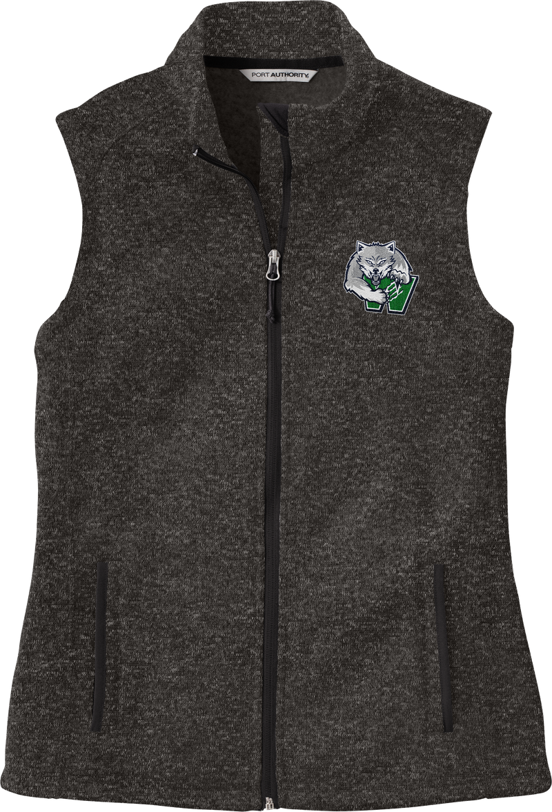 Woodbridge Wolfpack Ladies Sweater Fleece Vest