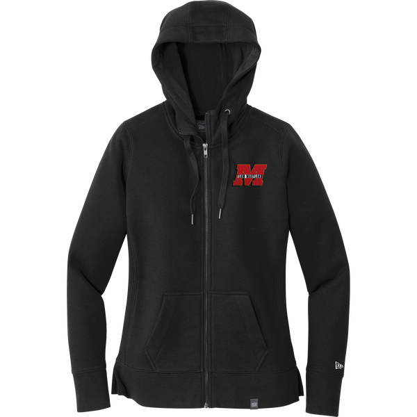 Team Maryland New Era Ladies French Terry Full-Zip Hoodie