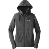 Philadelphia Blazers New Era Ladies Tri-Blend Fleece Full-Zip Hoodie