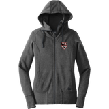 Young Kings New Era Ladies Tri-Blend Fleece Full-Zip Hoodie