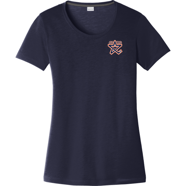 NY Stars Ladies PosiCharge Competitor Cotton Touch Scoop Neck Tee