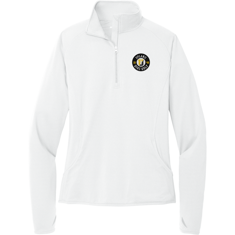 Upland Disc Golf Ladies Sport-Wick Stretch 1/4-Zip Pullover