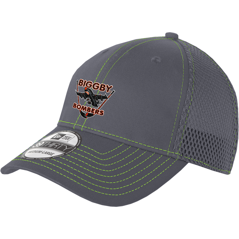 Biggby Bombers New Era Stretch Mesh Contrast Stitch Cap
