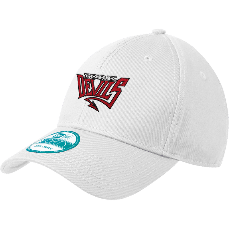 York Devils New Era Adjustable Structured Cap