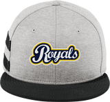 Royals Hockey Club New Era Shadow Heather Striped Flat Bill Snapback Cap