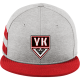 Young Kings New Era Shadow Heather Striped Flat Bill Snapback Cap