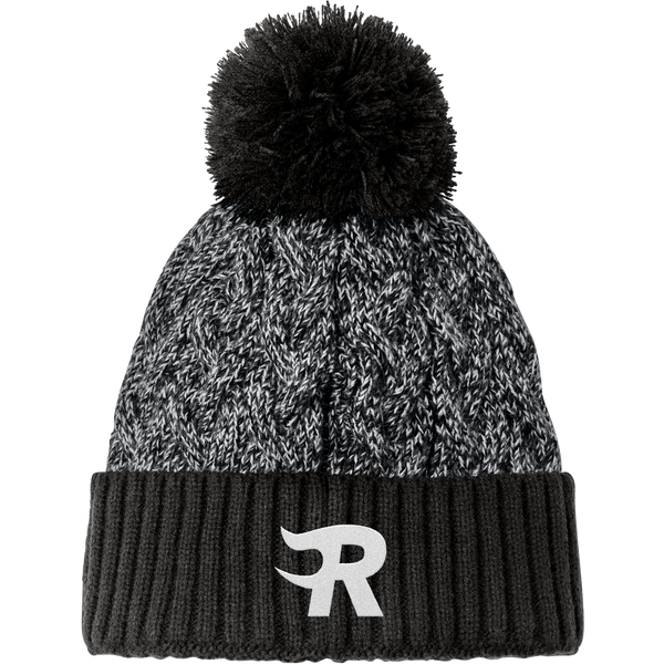 Charlotte Rush New Era Marled Knit Pom Beanie