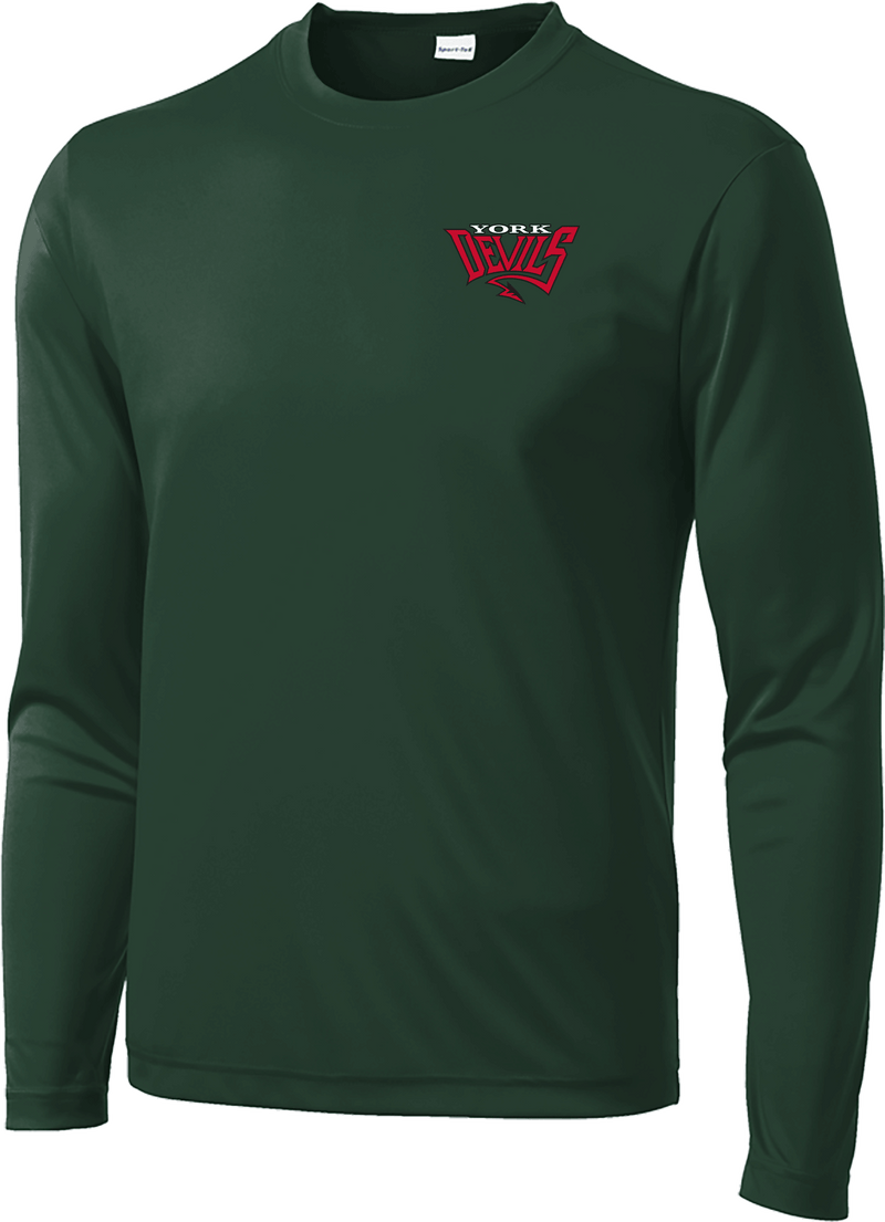 York Devils Long Sleeve PosiCharge Competitor Tee