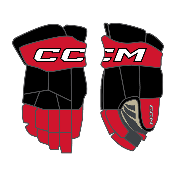 Seacoast Spartans CCM 85C Custom Gloves Junior