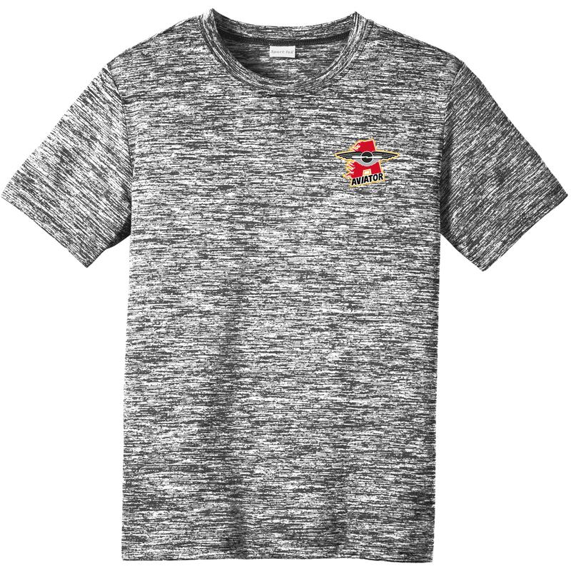 NY Aviators Youth PosiCharge Electric Heather Tee