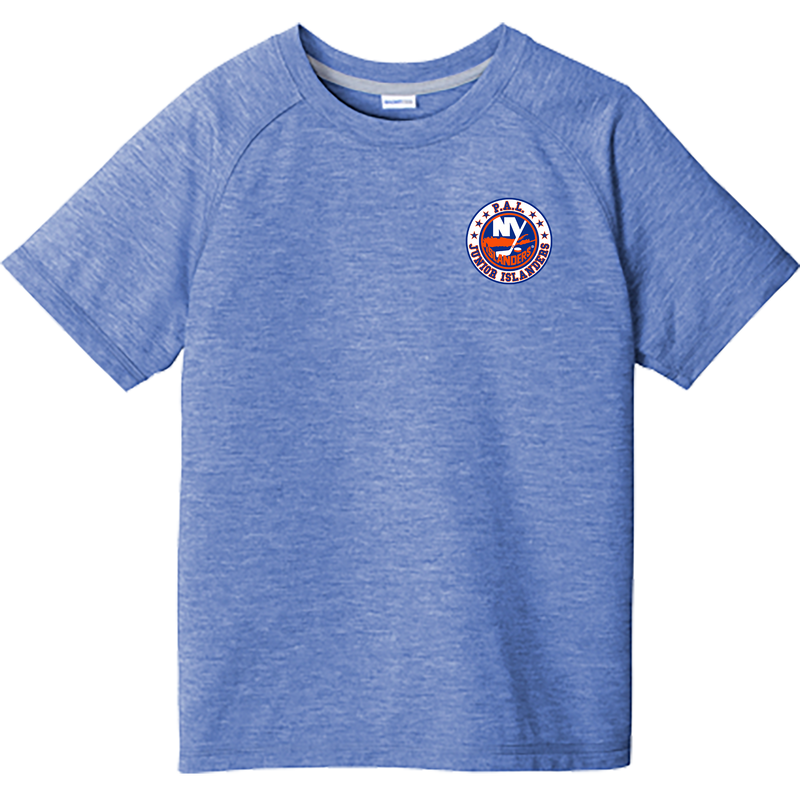 PAL Jr. Islanders Youth PosiCharge Tri-Blend Wicking Raglan Tee