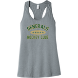 Red Bank Generals Womens Jersey Racerback Tank